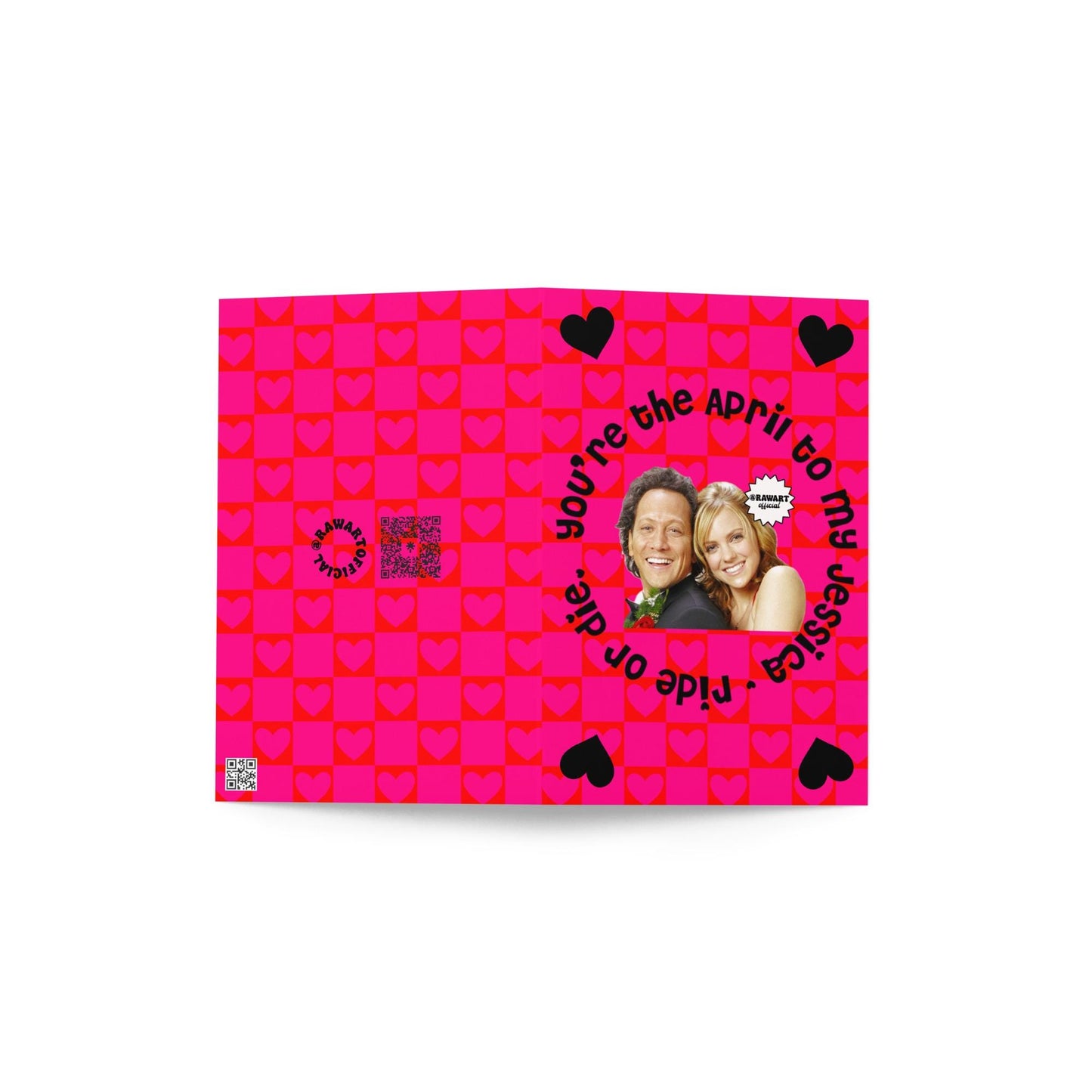 Hot Chick Movie Card: Funny Friendship Valentine's Day Card