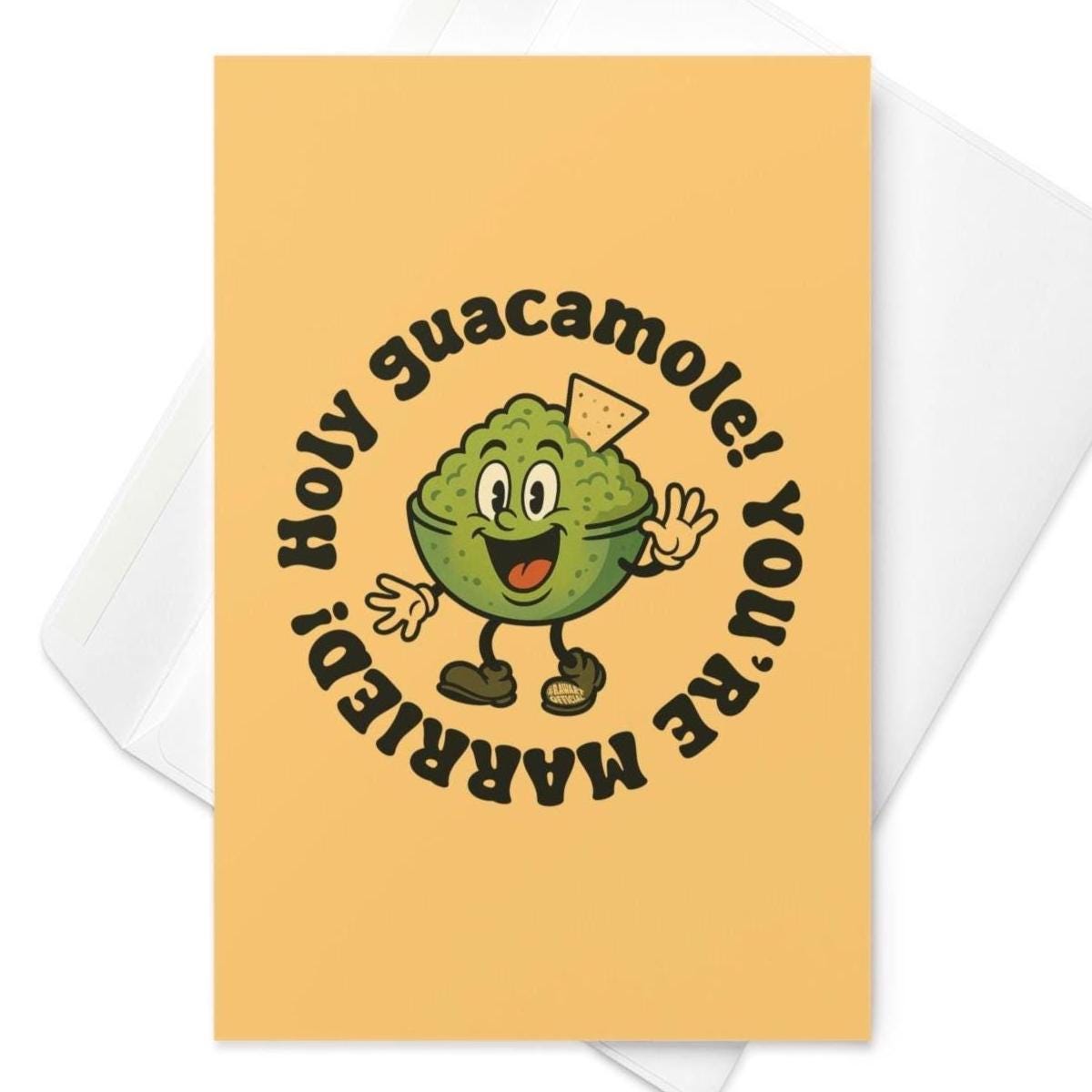 Funny Guacamole Wedding Card: Punny Gift for Avocado Lovers