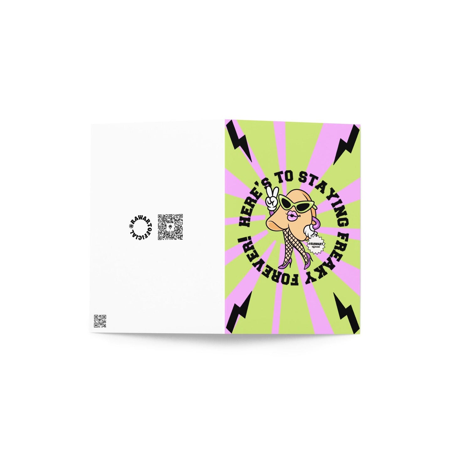Freaky Friday Birthday Card: Retro Cartoon Movie Greeting