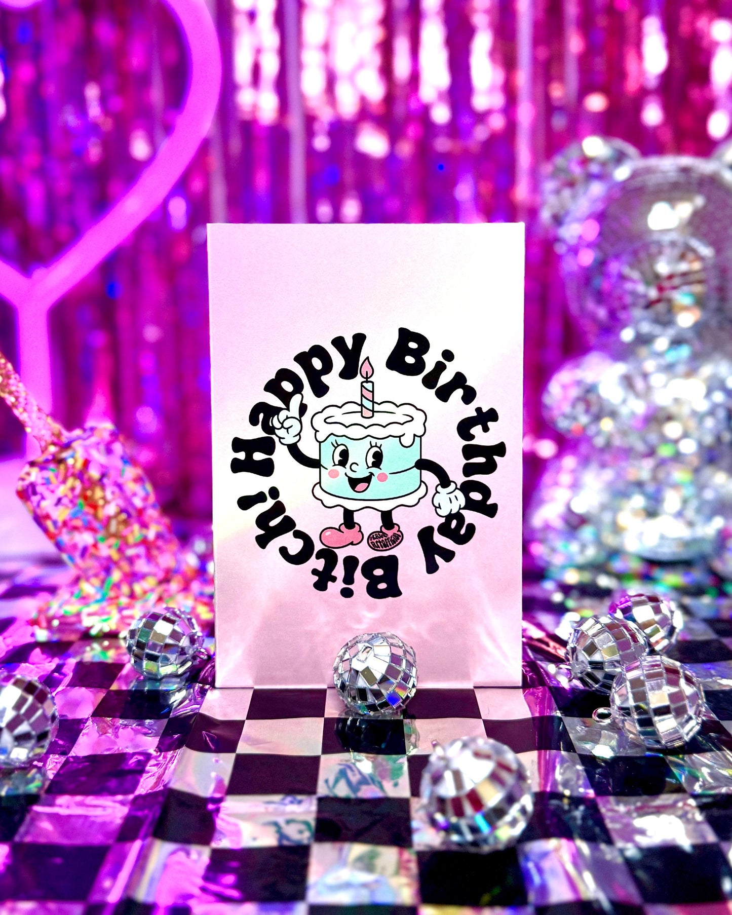 Happy Birthday Bitch Greeting Card: For Your Bold Bestie