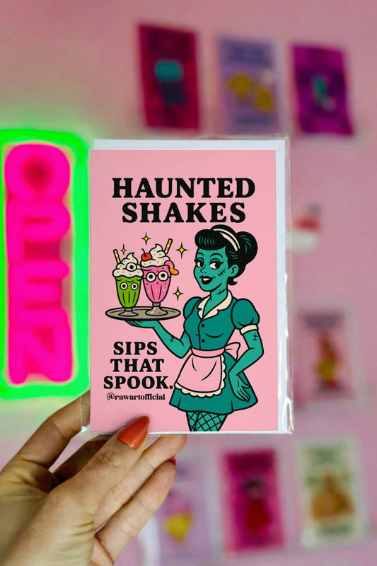 Spooky Zombie Card – Haunted Shakes