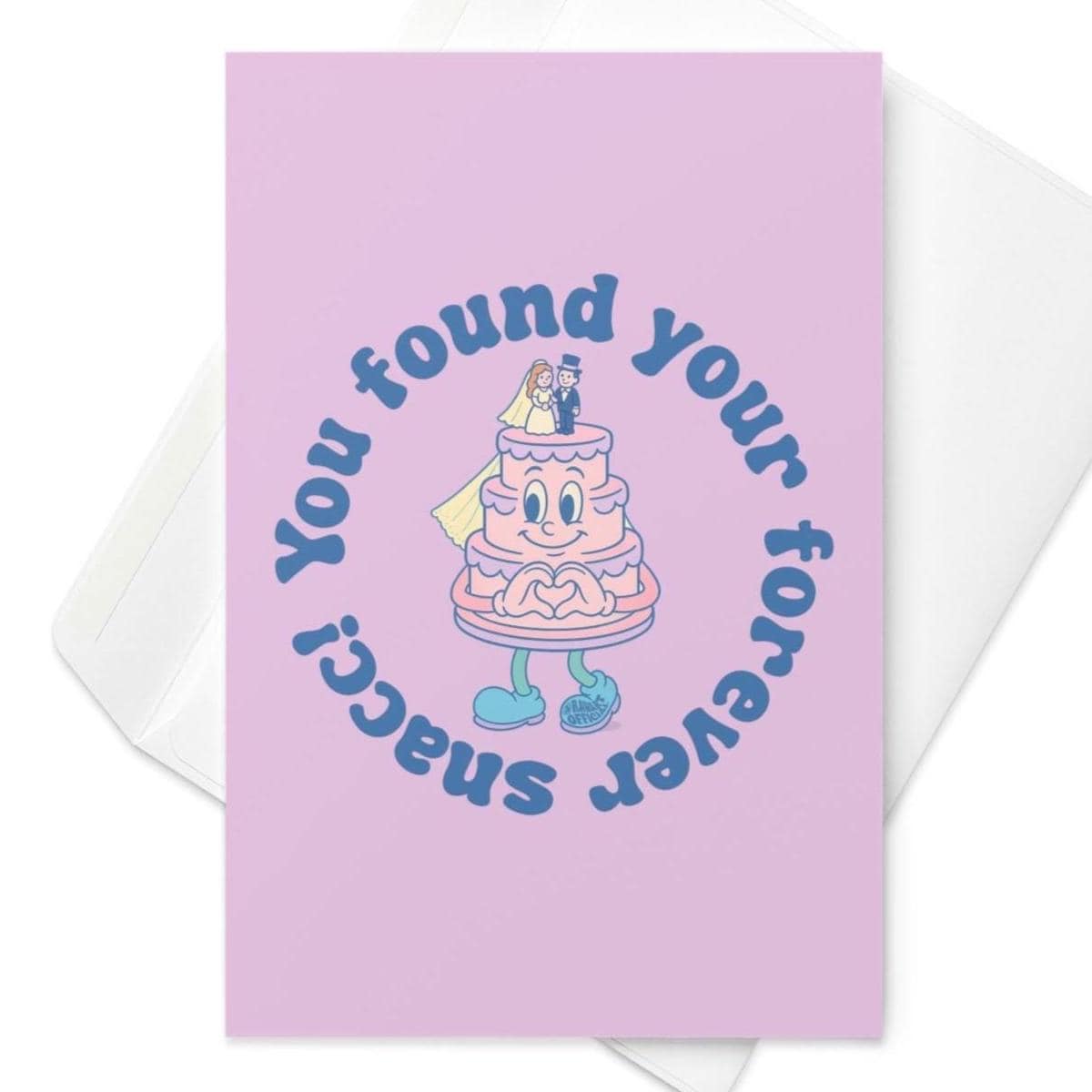 Favourite Snacc Funny Wedding Gift Card