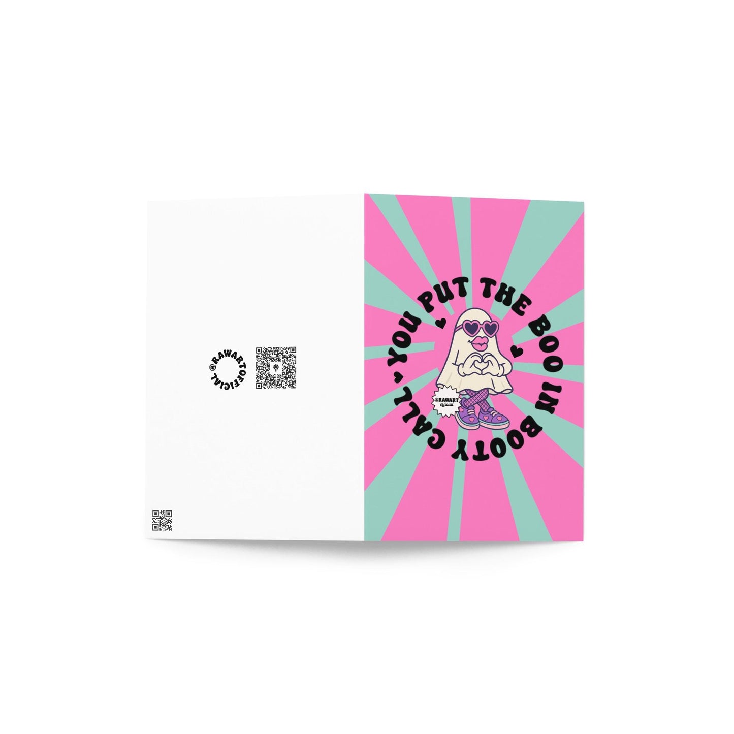 Funny Halloween Greeting Card: Spooky Flirty Pun