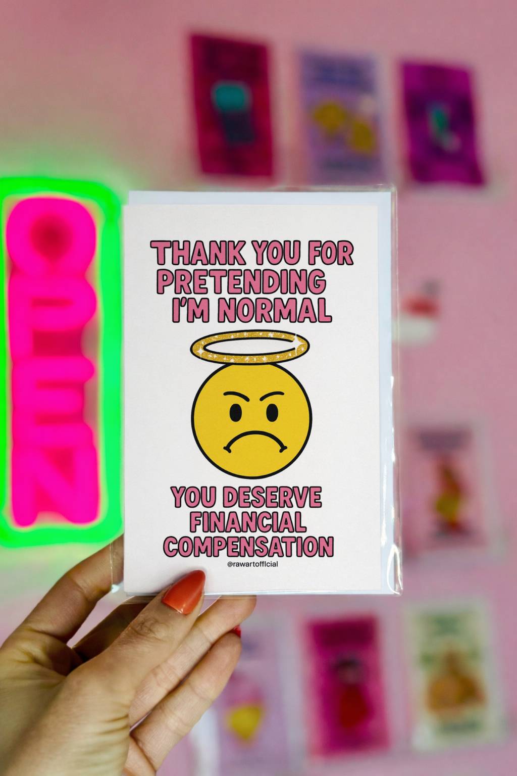Funny Thank You Card – Chaotic Friend